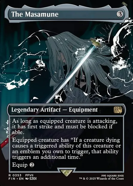 The Masamune, Magic card FIN 353 — Final Fantasy set