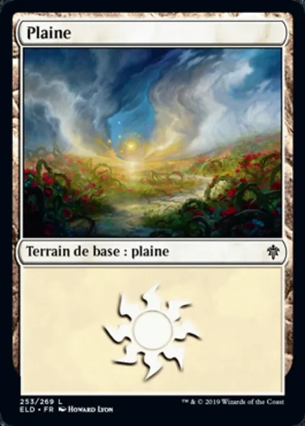 Plaine, carte Magic ELD 253 — extension Throne of Eldraine