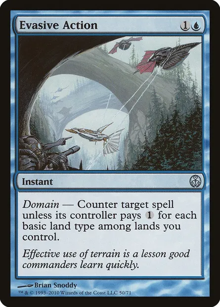 Evasive Action, Magic card DDE 50 — Duel Decks: Phyrexia vs. the Coalition set