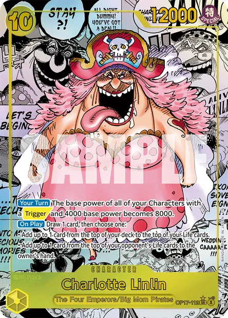 Charlotte Linlin, One Piece card OP17-112 — THE WORLD’S STRONGEST WARRIORS set