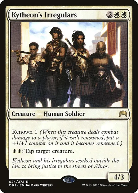 Kytheon's Irregulars, Magic card ORI 24 — Magic Origins set