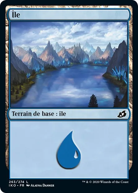 Île, carte Magic IKO 263 — extension Ikoria: Lair of Behemoths