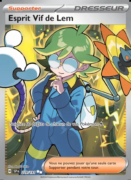 Esprit Vif de Lem, carte Pokémon SSP 229 — extension Étincelles Déferlantes