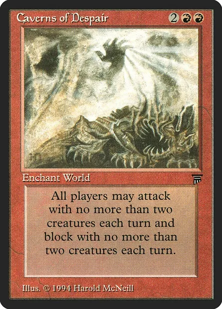 Caverns of Despair, Magic card LEG 136 — Legends set