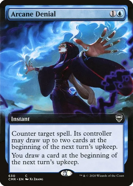 Arcane Denial, Magic card CMR 630 — Commander Legends set