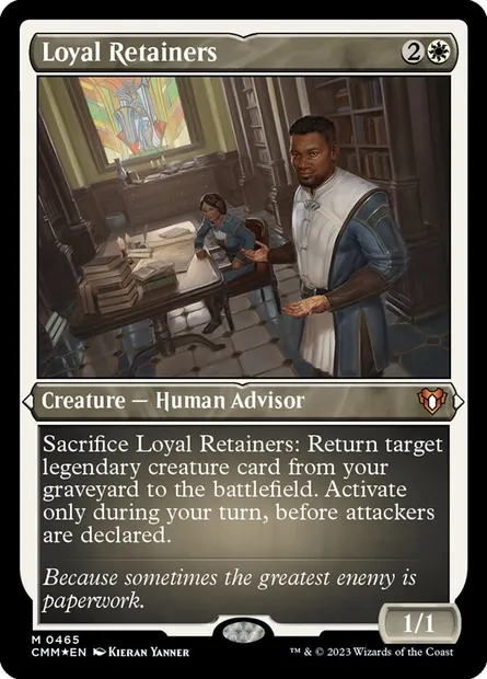 Loyal Retainers, Magic card CMM 465 — Commander Masters set