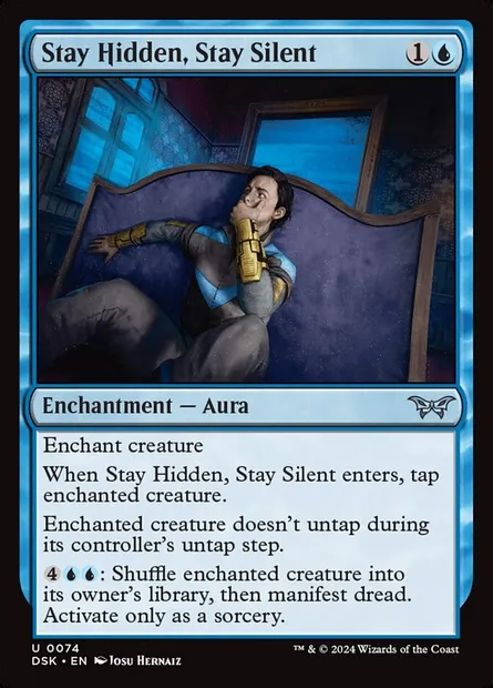Stay Hidden, Stay Silent, Magic card DSK 74 — Duskmourn: House of Horror set