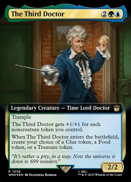 The Third Doctor, Magic card WHO 1038 — Doctor Who set