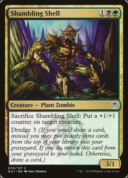 Shambling Shell, Magic card GK1 70 — GRN Guild Kit set