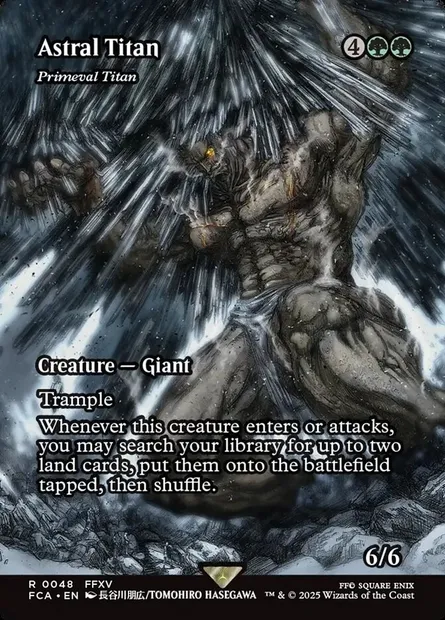 Primeval Titan, Magic card FCA 48 — Final Fantasy: Through the Ages set