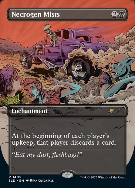 Necrogen Mists, Magic card SLD 1405 — Secret Lair Drop set