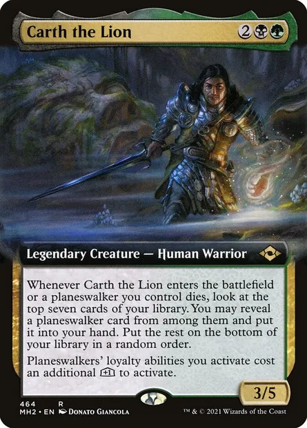Carth the Lion, Magic card MH2 464 — Modern Horizons 2 set
