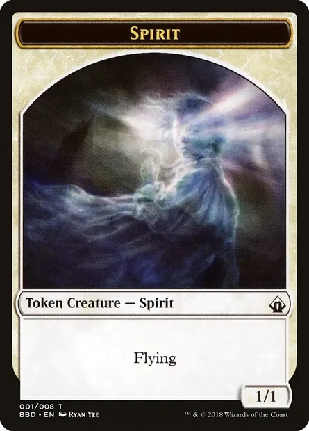 Spirit, Magic card TBBD 1 — Battlebond Tokens set