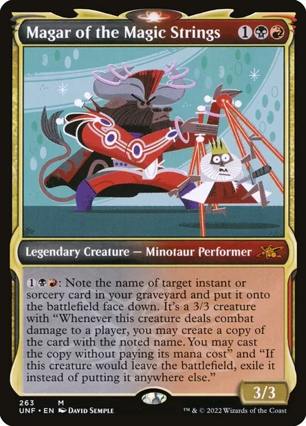 Magar of the Magic Strings, carte Magic UNF 263 — extension Unfinity