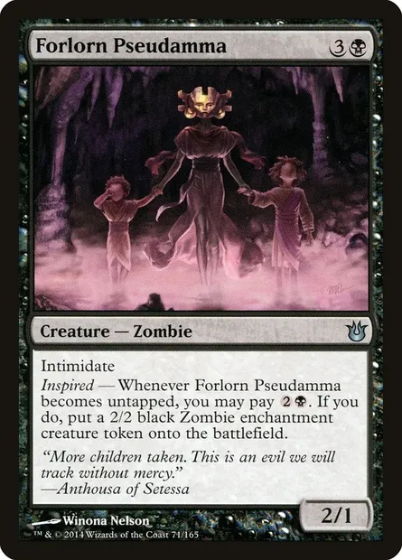 Forlorn Pseudamma, Magic card BNG 71 — Born of the Gods set