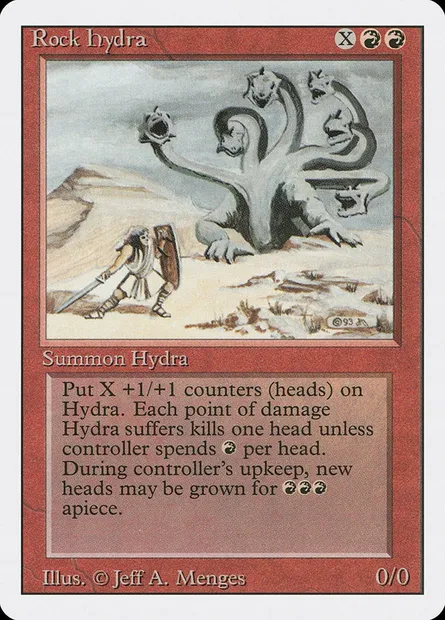 Hydre de pierre, carte Magic 3ED 173 — extension Revised Edition