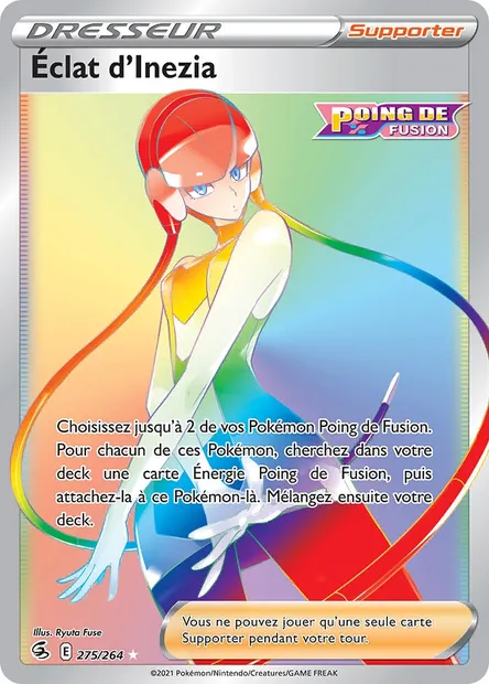Éclat d'Inezia, carte Pokémon FST 275 — extension Poing de Fusion