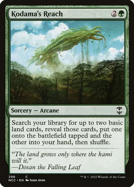 Kodama's Reach, Magic card NCC 298 — New Capenna Commander set