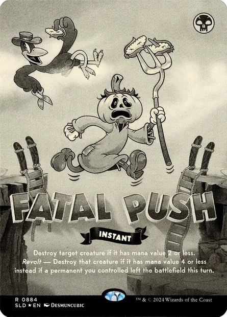 Fatal Push, Magic card SLD 884 — Secret Lair Drop set