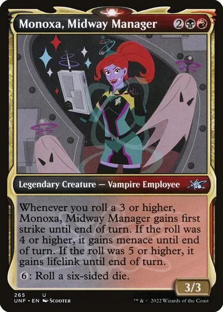 Monoxa, Midway Manager, Magic card UNF 265 — Unfinity set