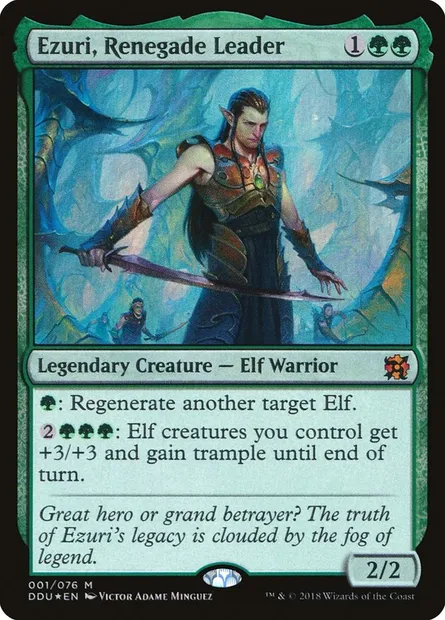 Ezuri, Renegade Leader, Magic card DDU 1 — Duel Decks: Elves vs. Inventors set