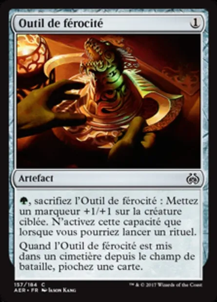 Outil de férocité, carte Magic AER 157 — extension La révolte éthérique