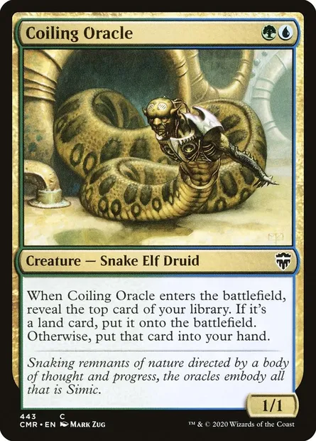 Coiling Oracle, Magic card CMR 443 — Commander Legends set