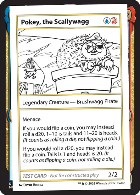 Pokey, the Scallywagg, Magic card MB2 600 — Mystery Booster 2 set