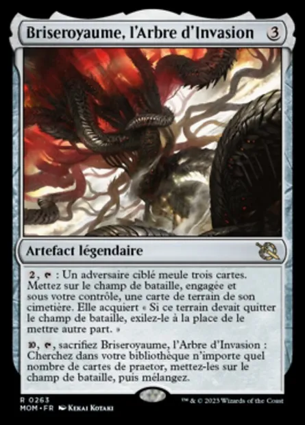 Briseroyaume, l'Arbre d'Invasion, carte Magic MOM 263 — extension L'invasion des machines