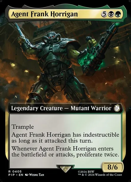 Agent Frank Horrigan, Magic card PIP 405 — Fallout set