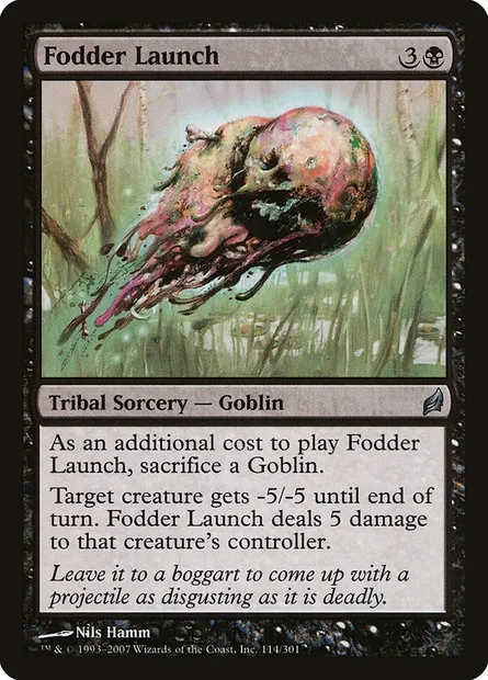Fodder Launch, Magic card LRW 114 — Lorwyn set