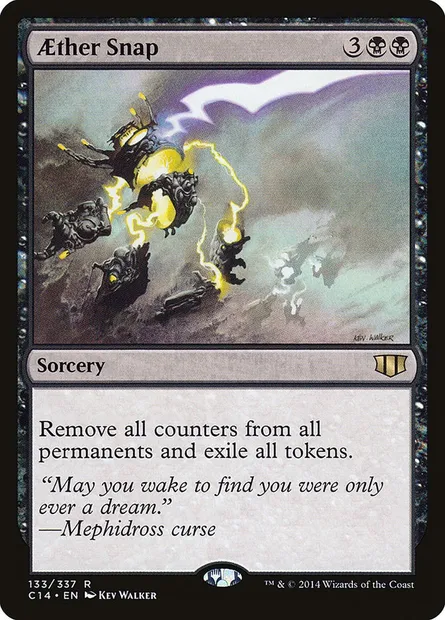 Aether Snap, Magic card C14 133 — Commander 2014 set