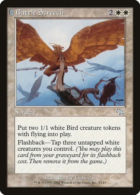 Battle Screech, Magic card JUD 3 — Judgment set