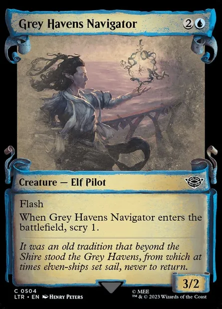 Grey Havens Navigator, Magic card LTR 504 — The Lord of the Rings: Tales of Middle-earth set