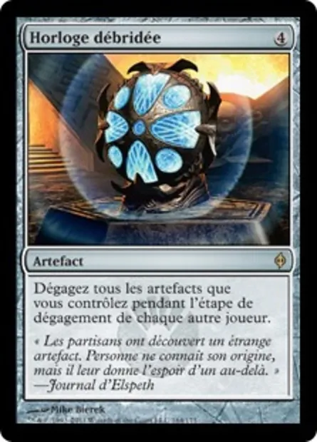 Horloge débridée, carte Magic NPH 164 — extension La Nouvelle Phyrexia
