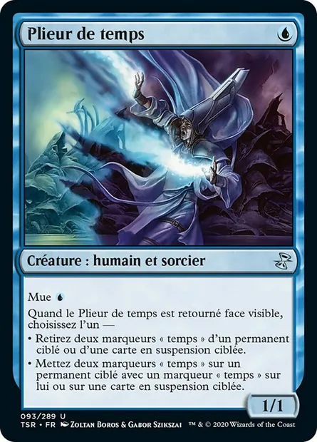 Plieur de temps, carte Magic TSR 93 — extension Spirale Temporelle Remastered