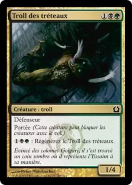 Troll des tréteaux, carte Magic RTR 205 — extension Retour à Ravnica