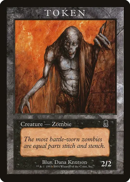 Zombie, carte Magic PR2 4 — extension Magic Player Rewards 2002