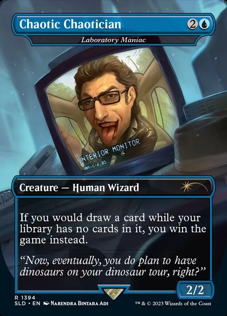 Laboratory Maniac, Magic card SLD 1394 — Secret Lair Drop set