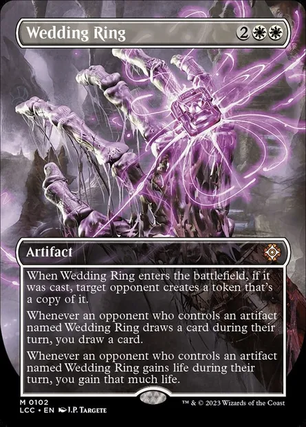 Wedding Ring, Magic card LCC 102 — The Lost Caverns of Ixalan Commander set