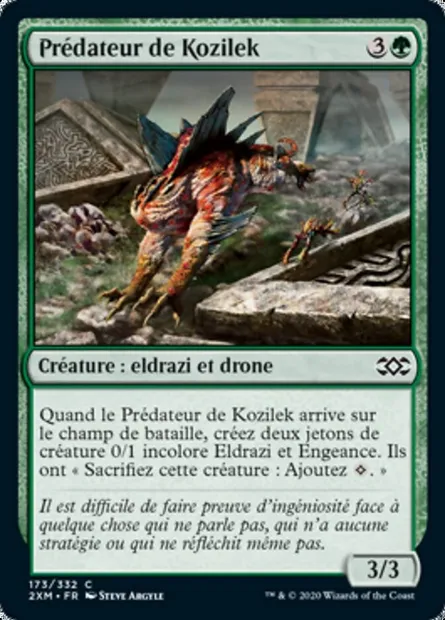Prédateur de Kozilek, carte Magic 2XM 173 — extension Double Masters