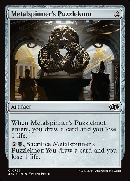 Metalspinner's Puzzleknot, Magic card J25 755 — Foundations Jumpstart set