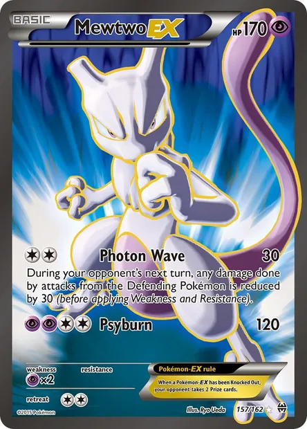 Mewtwo EX, Pokémon card BKT 157 — BREAKthrough set
