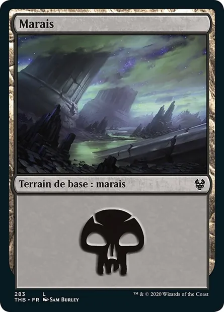 Marais, carte Magic THB 283 — extension Theros Beyond Death