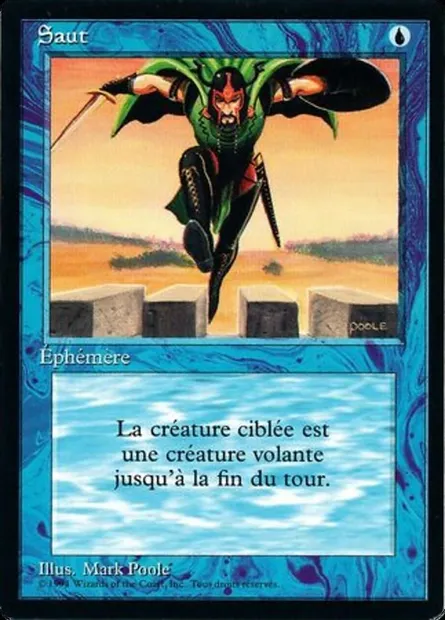 Jump, Magic card FBB 62 — Foreign Black Border set