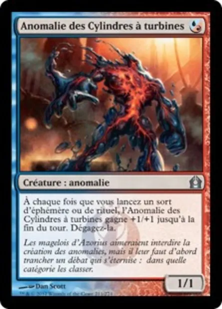 Anomalie des Cylindres à turbines, carte Magic RTR 211 — extension Retour à Ravnica