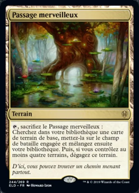Passage merveilleux, carte Magic ELD 244 — extension Throne of Eldraine