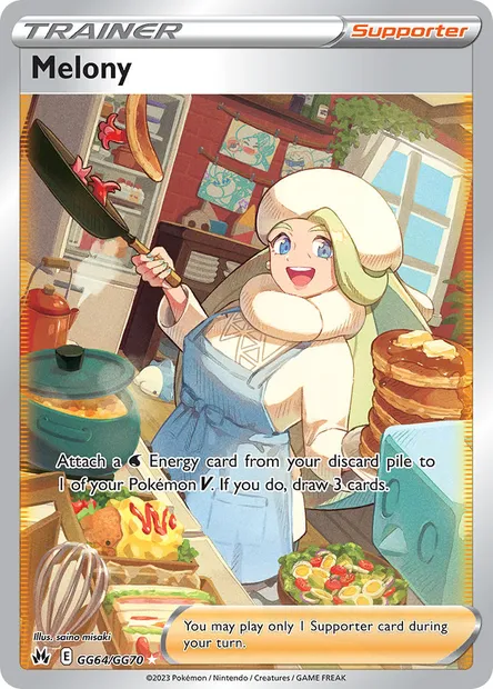 Melony, Pokémon card CRZ GG64 — Crown Zenith set