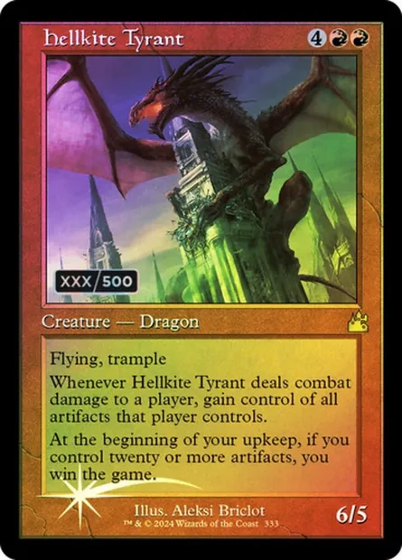 Escouflenfer tyran, carte Magic RVR 333z — extension Ravnica Remastered