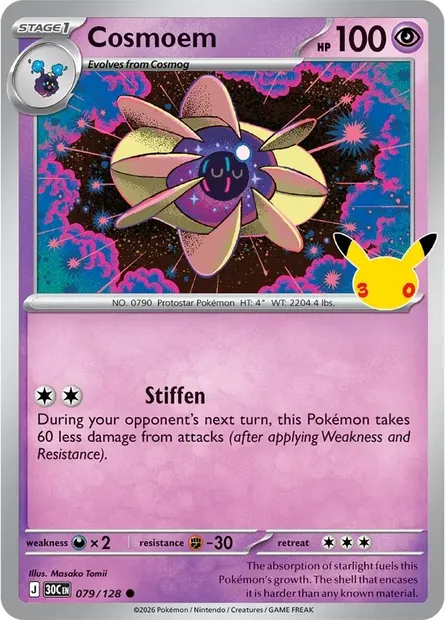 Cosmoem, Pokémon card 30C 079 — 30th Celebration set